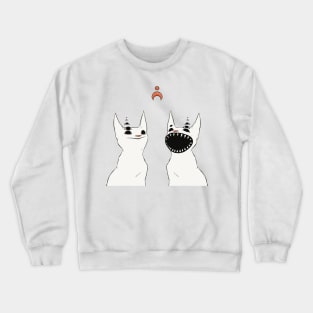 Two Creepy Cute Cats Crewneck Sweatshirt